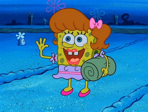 female spongebob|girl with braids from spongebob.